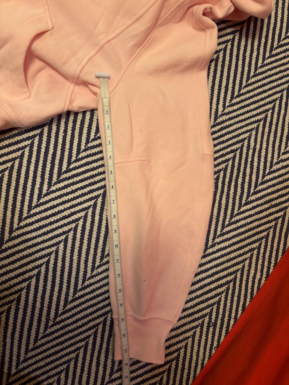 Lululemon Scuba Cropped Light Pink Half-Zip Hoodie - Picture 5 of 6